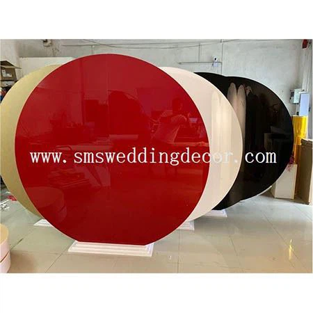 Acrylic Round Backdrop Stand