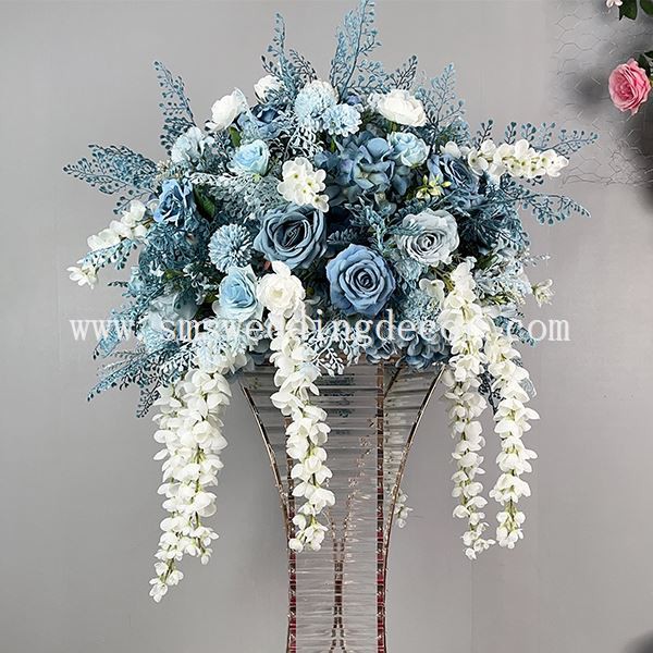 dusty rose and dusty blue wedding