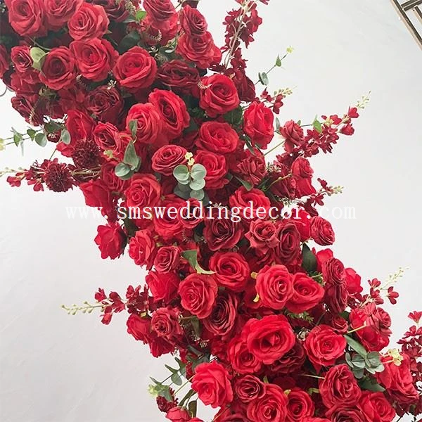 red flower arch