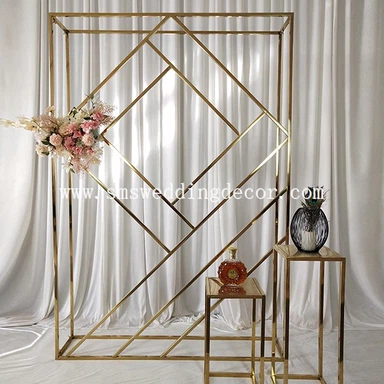 Gold Metal Arch Backdrop Gold Metal Arch Backdrop